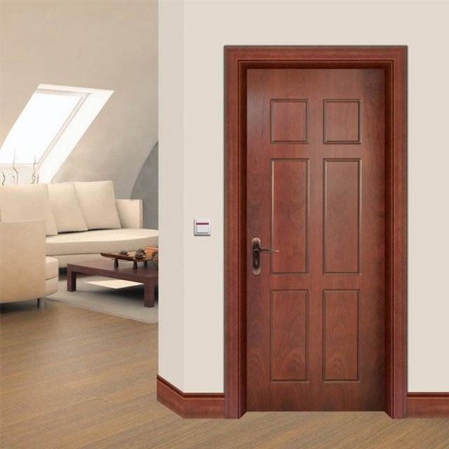 Hot Sale High Quality PVC WPC Hollow Core Door Custom Interior Bedroom Doors With Wood Frames