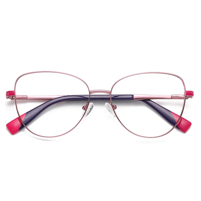 new fashion custom logo anti bluelight blocking designer latest eyeglass frames newest stainless metal glasses