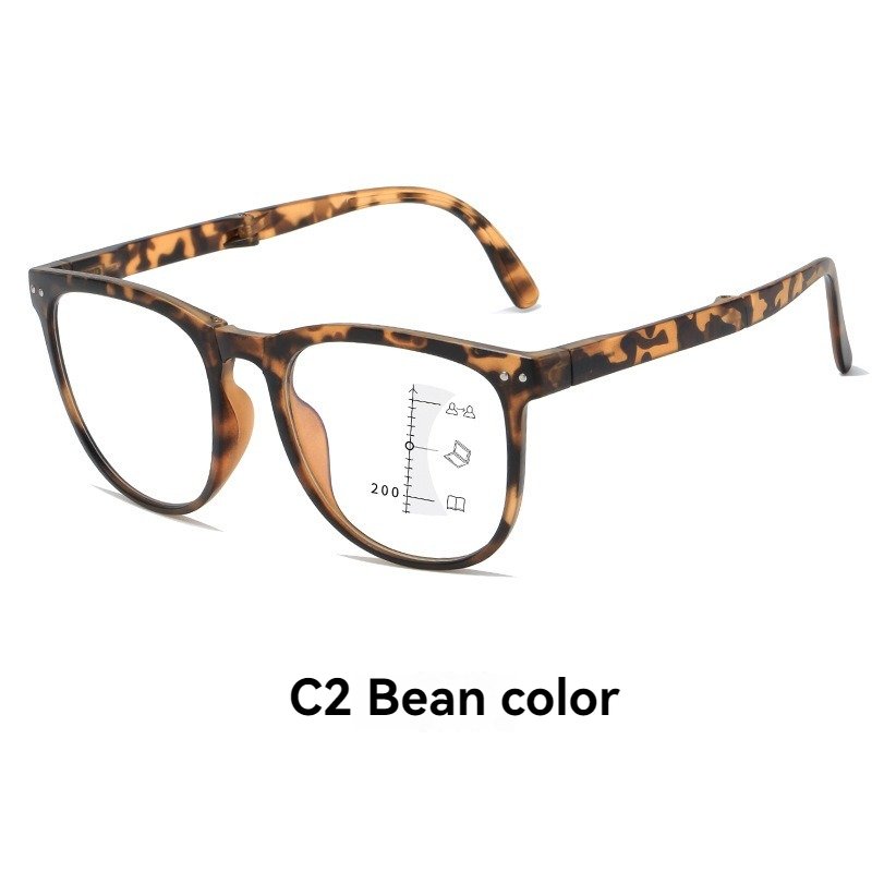 Mini Pocket Size Design Optics Multifunction Folding Progressive Multi Focus Portable Reading Glasses Business Unisex Reader