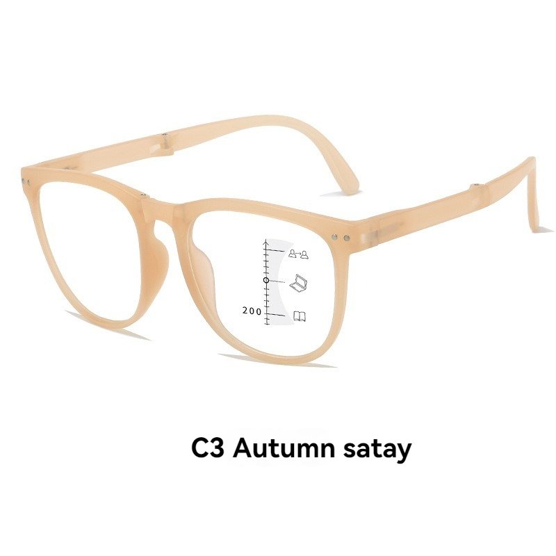 Mini Pocket Size Design Optics Multifunction Folding Progressive Multi Focus Portable Reading Glasses Business Unisex Reader