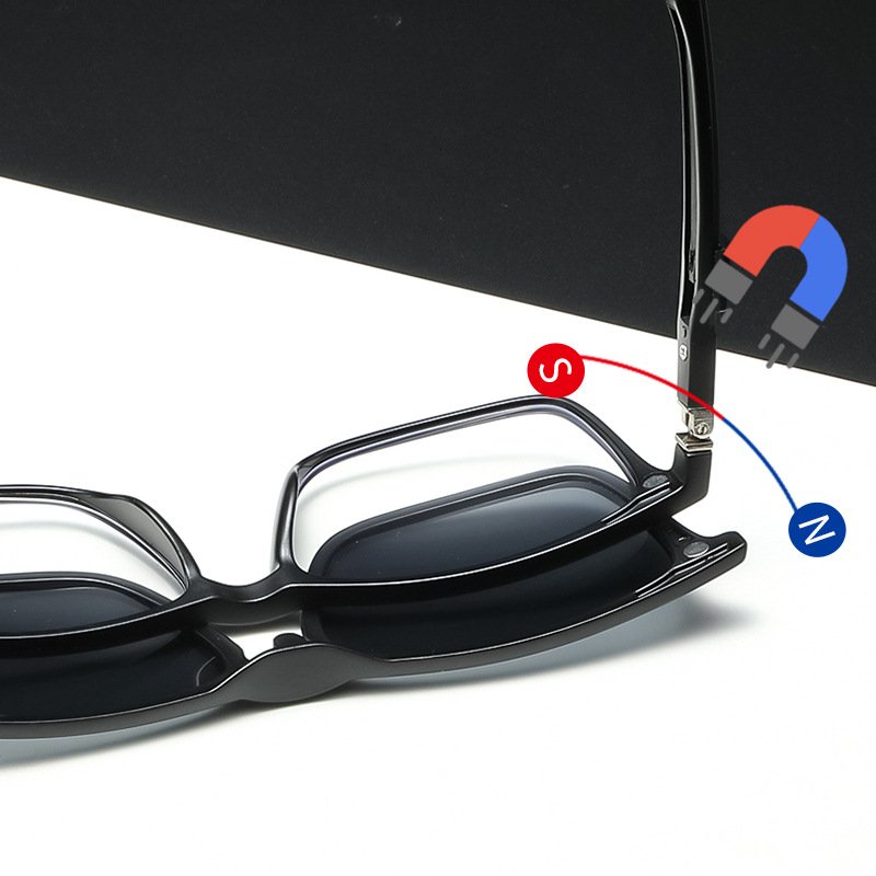 High EU Fashion Designers Night Vision Clip 5 In 1 Sunglasses Pc Polarized Sun Glasses