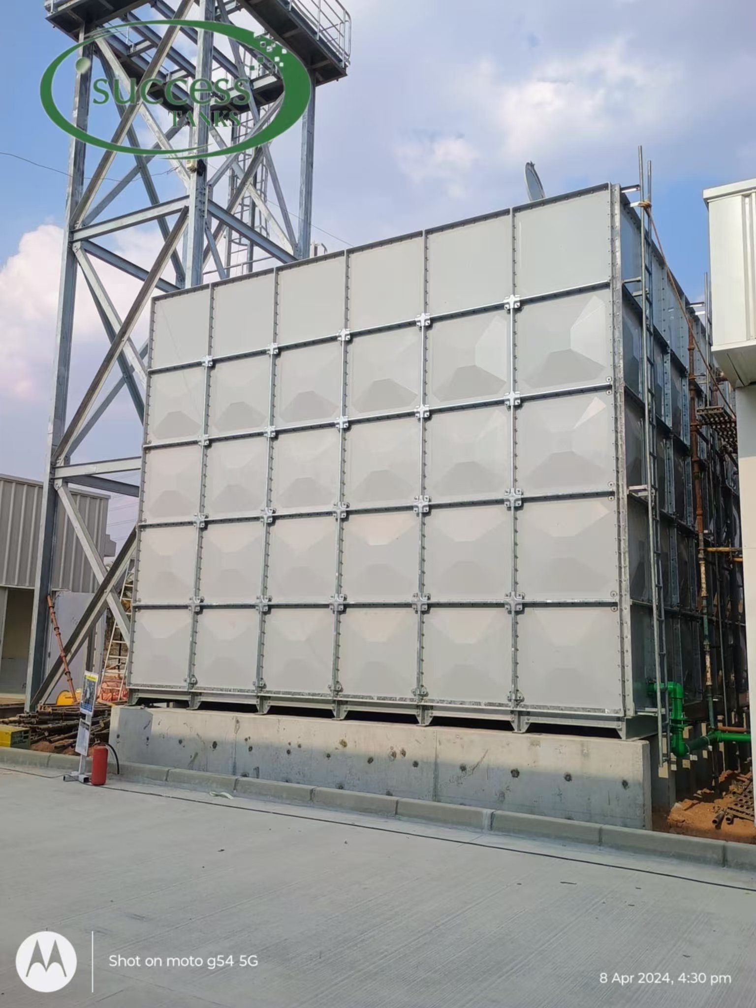 New Zealand Biological fish farming Shrimp farming 41000L GRP water tanks