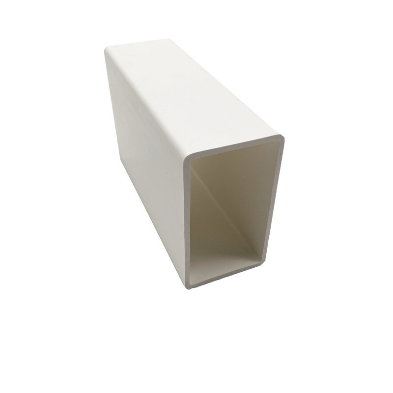Square plastic tube for frame and fence from 1inch to 5inch