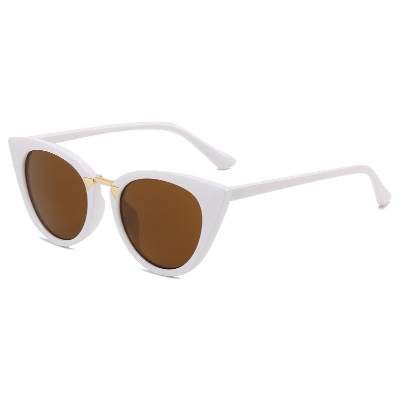 New Trend Hot Sale Wholesale Price Sun Shades Sunglasses Pc Frame Pc Lens Custom Full Rim Cat Eye Sunglasses