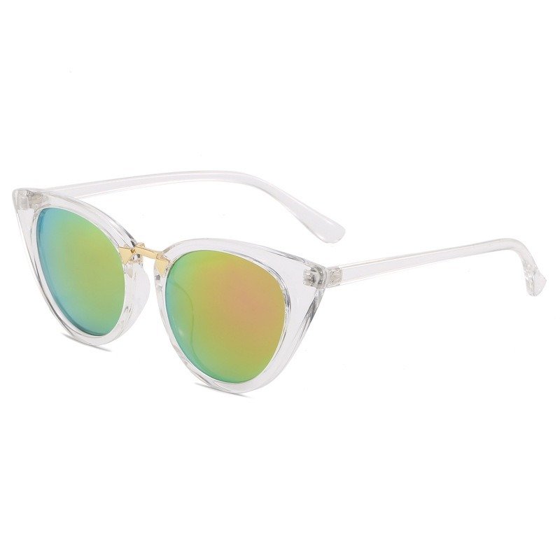 New Trend Hot Sale Wholesale Price Sun Shades Sunglasses Pc Frame Pc Lens Custom Full Rim Cat Eye Sunglasses