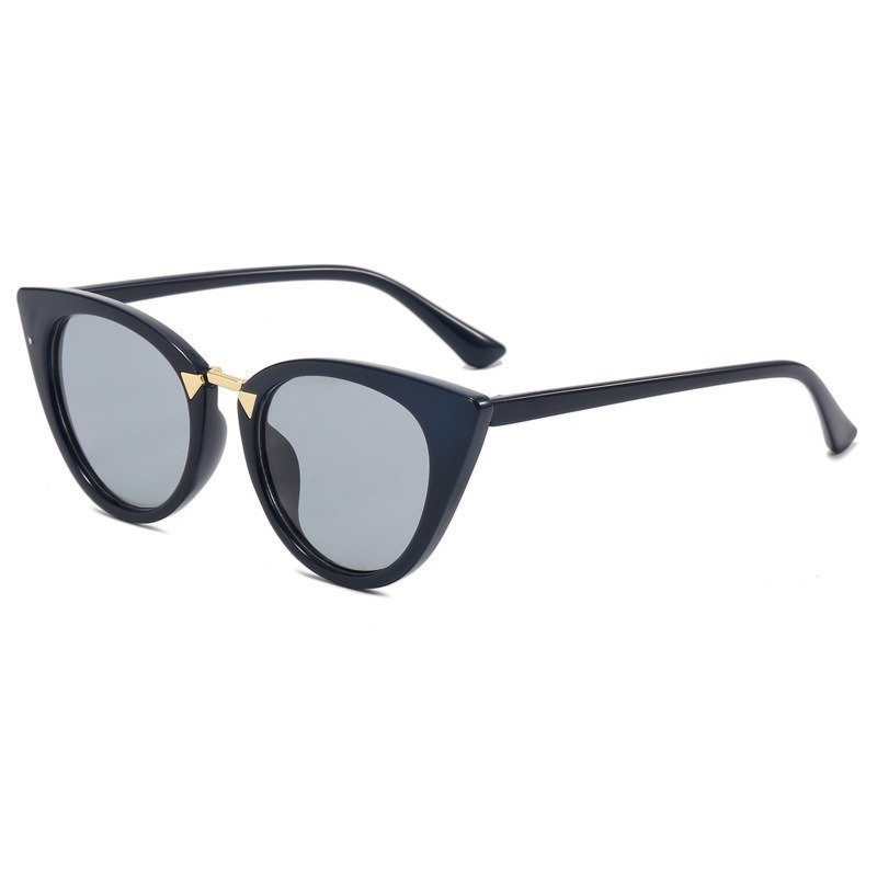 New Trend Hot Sale Wholesale Price Sun Shades Sunglasses Pc Frame Pc Lens Custom Full Rim Cat Eye Sunglasses