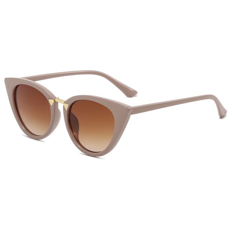 New Trend Hot Sale Wholesale Price Sun Shades Sunglasses Pc Frame Pc Lens Custom Full Rim Cat Eye Sunglasses