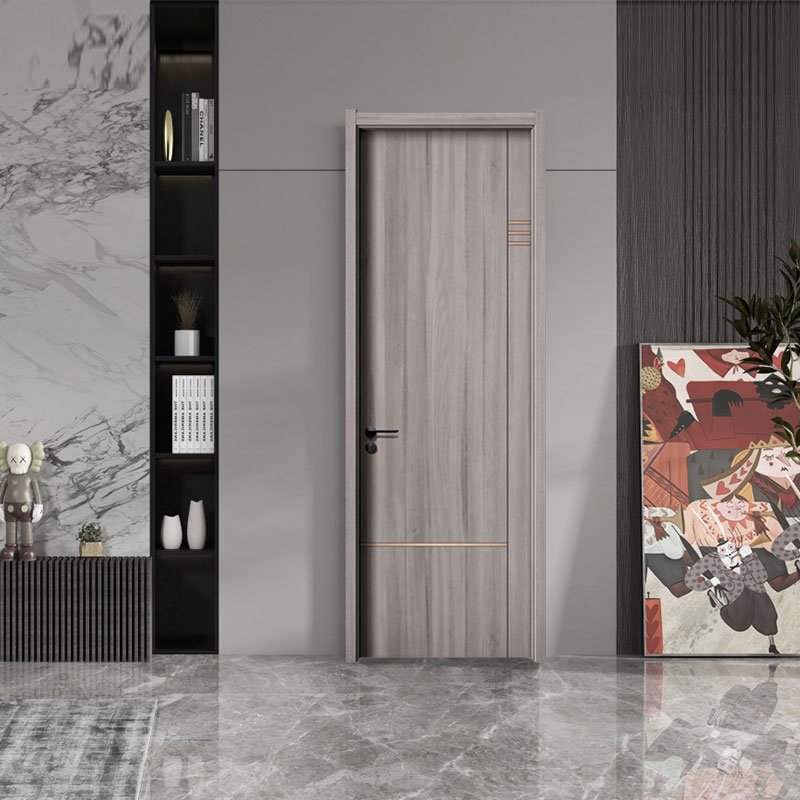 China Bosya Supplier Wholesale Price House Hotel Interior Waterproof Flush Door Wpc Door For Apartment Bathroom Door