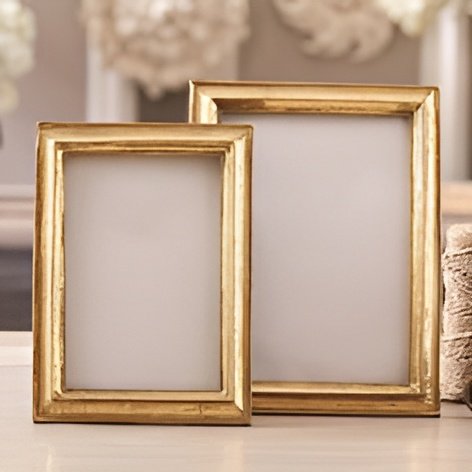 Low Prices Metal Aluminum Picture Photo Frames Modern Souvenir Photo Frame For Gifts Lovers Rotating Double-Sided Photo Frames