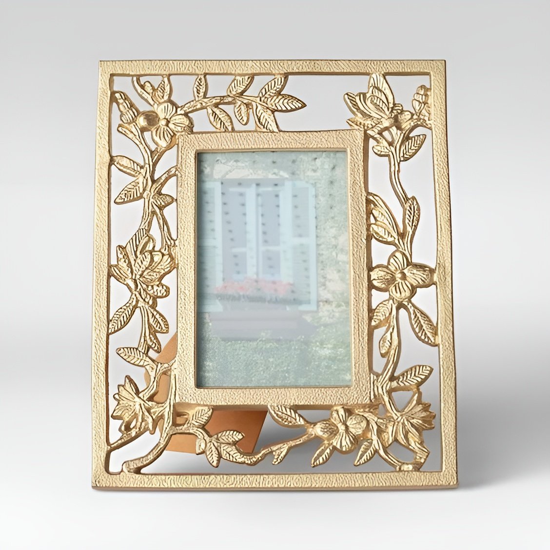 Low Prices Metal Aluminum Picture Photo Frames Modern Souvenir Photo Frame For Gifts Lovers Rotating Double-Sided Photo Frames