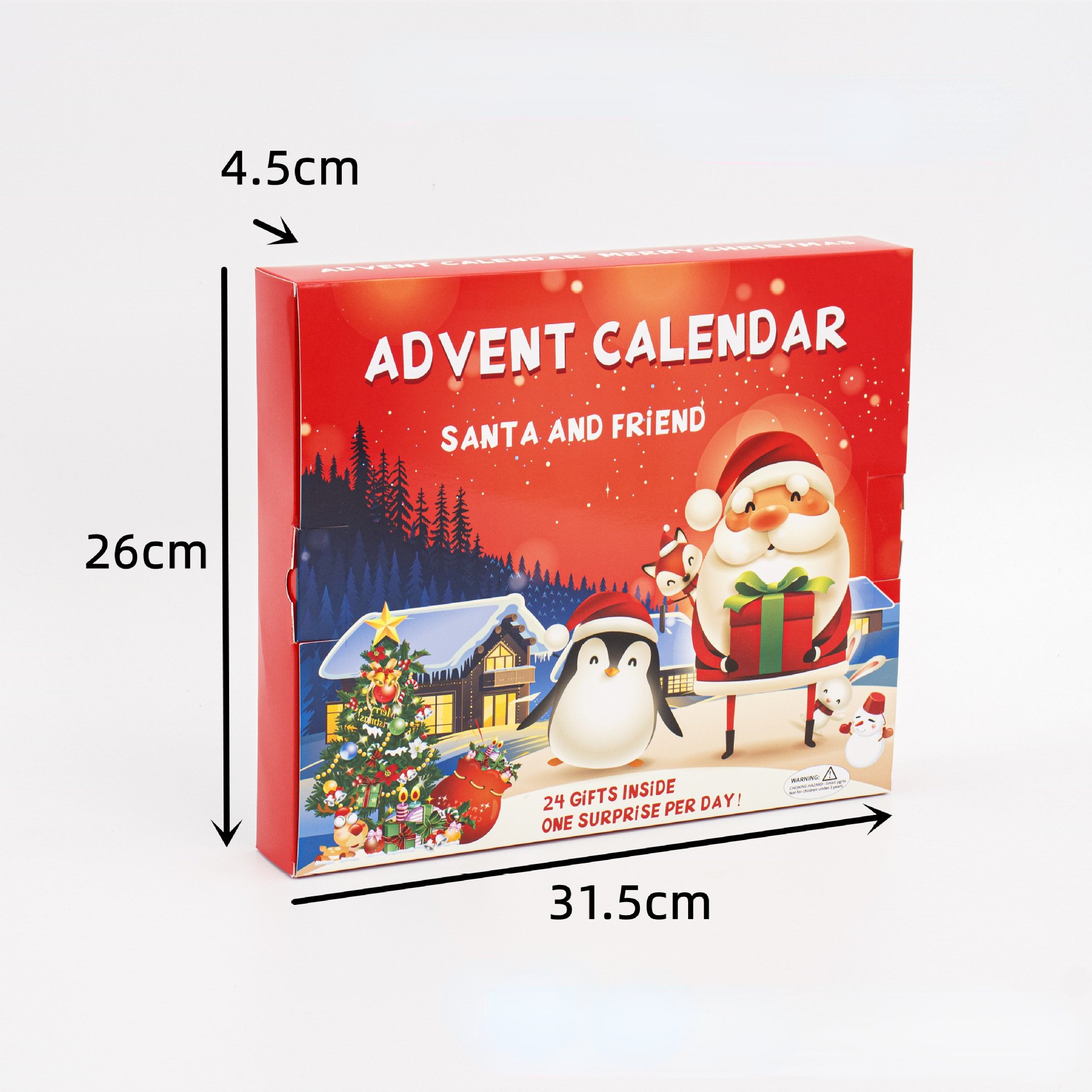 Christmas Advent Calendar Blind Mystery Box DIY Paper Gift Boxes Countdown 24 Day Surprise For GirlFriend