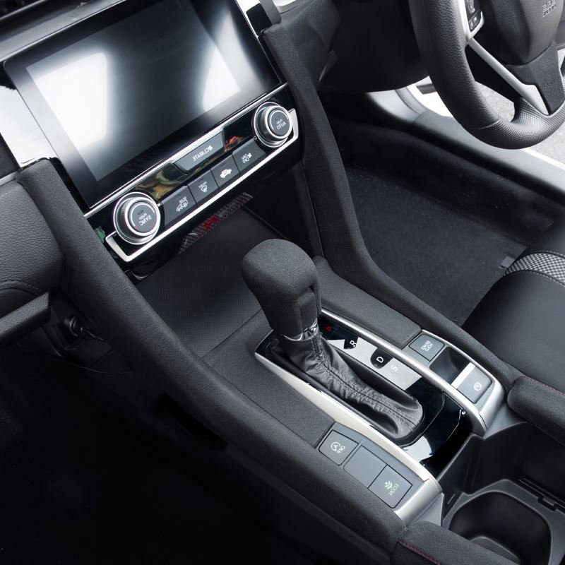 For Honda Civic Accessories Fur Gear Panel Trim Strip Central Control Frame Cover Interior Parts Modification Car Accessories