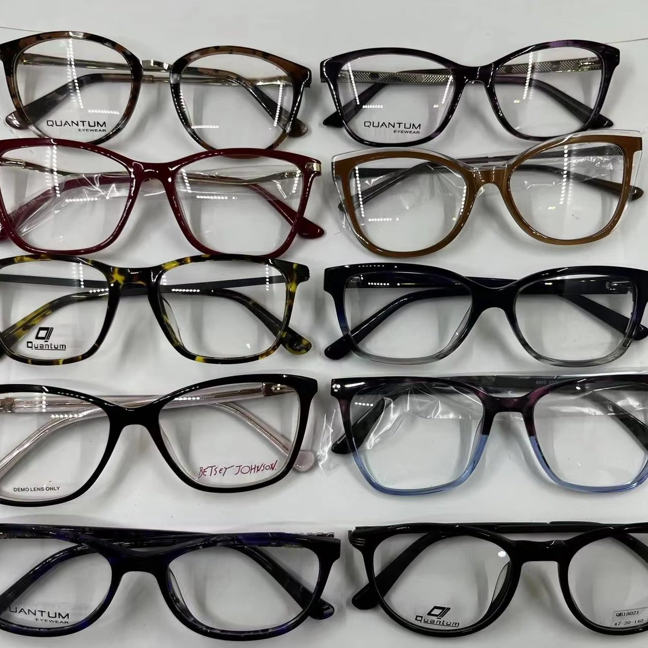 Hot selling fashion designer computer glasses women's optical frame