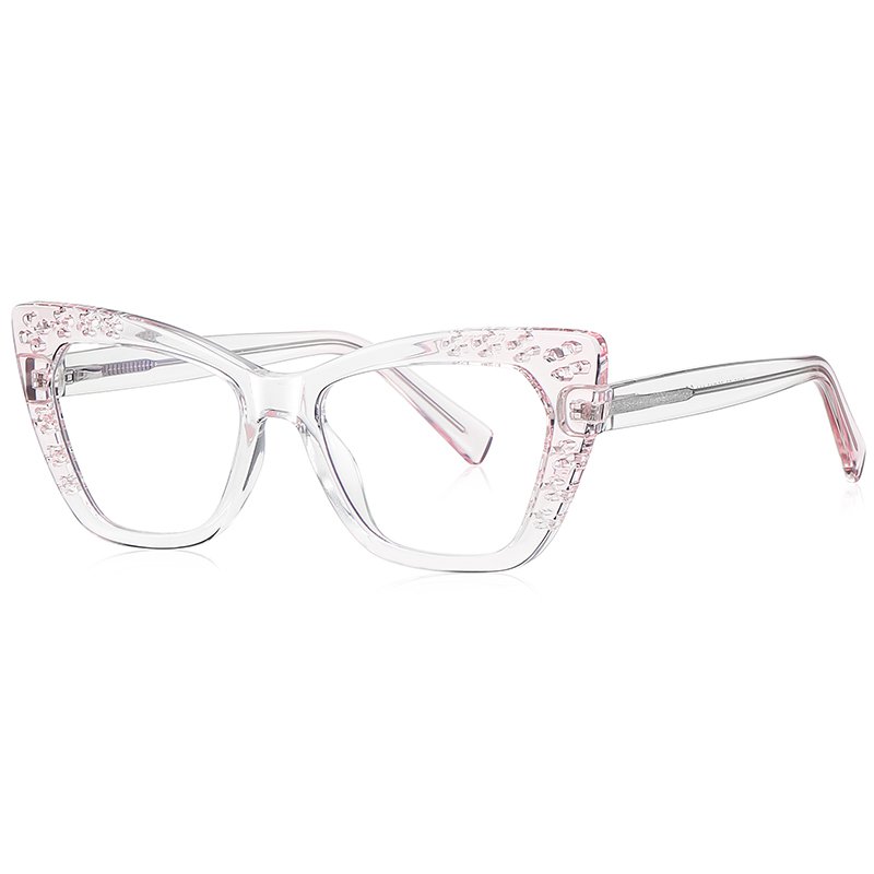Fashion Cat Eye Optical Eyeglasses Transparent Spectacle Frame Tr90 Glasses Fashion Optical Eyewear Women Glasses Frame