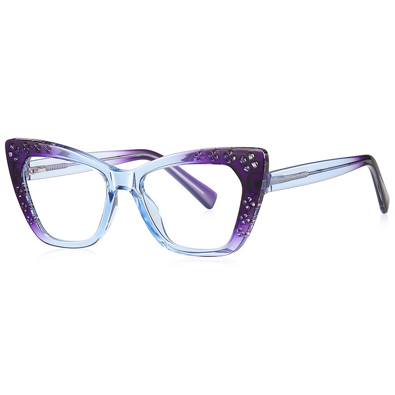 Fashion Cat Eye Optical Eyeglasses Transparent Spectacle Frame Tr90 Glasses Fashion Optical Eyewear Women Glasses Frame
