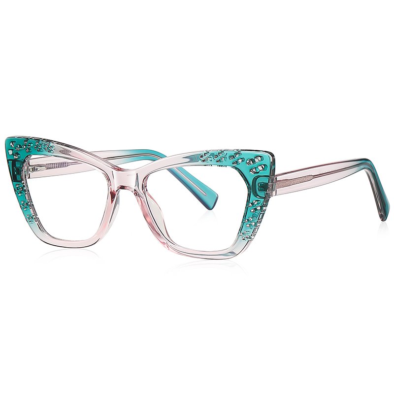 Fashion Cat Eye Optical Eyeglasses Transparent Spectacle Frame Tr90 Glasses Fashion Optical Eyewear Women Glasses Frame