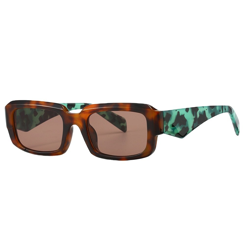 lifestyle colored square women fashion square frame small square rectangle small rectangle frame sunglasses
