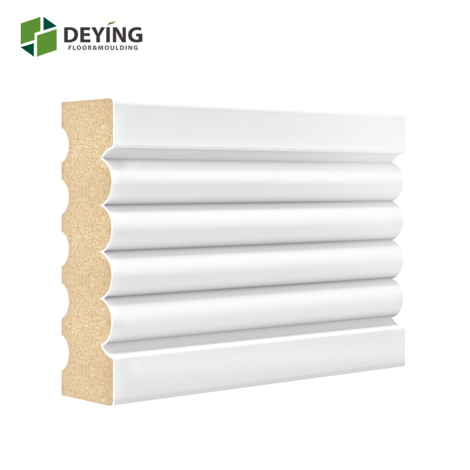 White Primed Ultralight MDF Door Frame moulding / Casing/ baseboard
