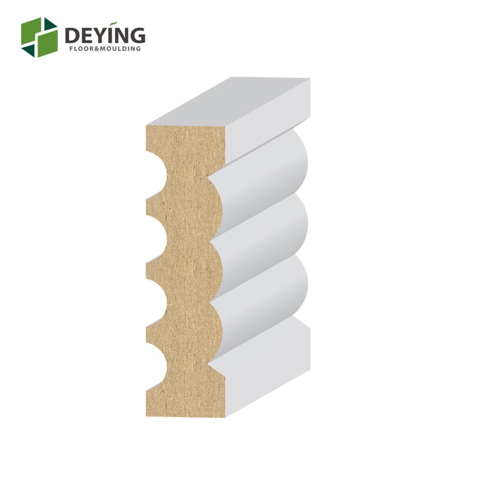 White Primed Ultralight MDF Door Frame moulding / Casing/ baseboard