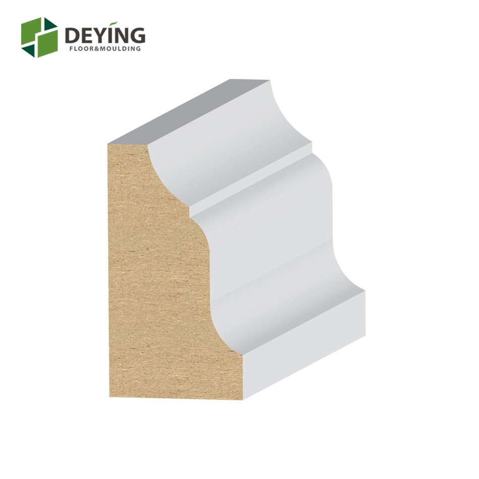White Primed Ultralight MDF Door Frame moulding / Casing/ baseboard
