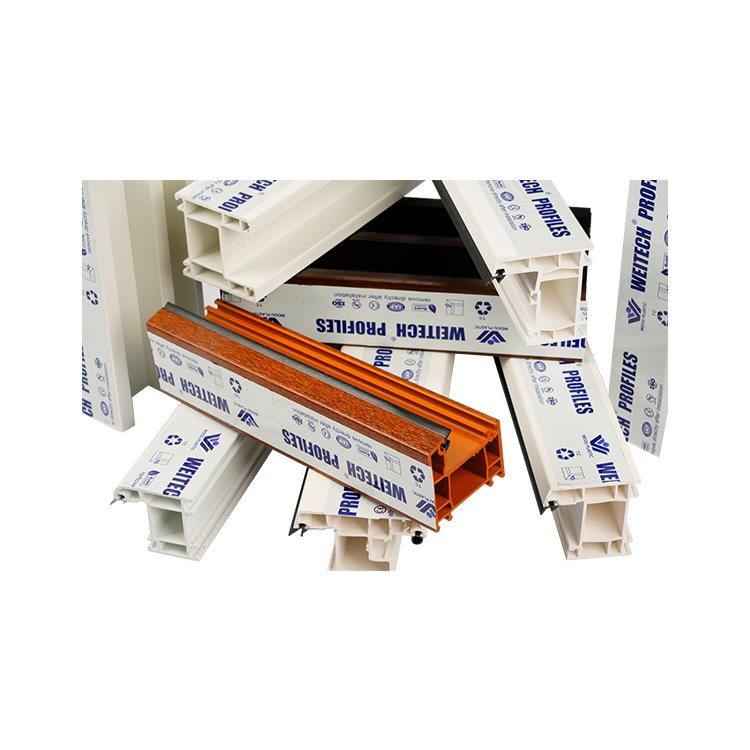 China pvc door upvc profile/rails sliding door UPVC Profile with Gasket Plastic Frame hard rigid extrusion and co-extrusion