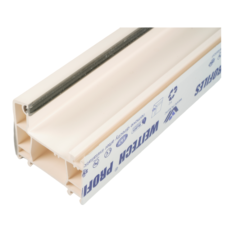 China pvc door upvc profile/rails sliding door UPVC Profile with Gasket Plastic Frame hard rigid extrusion and co-extrusion