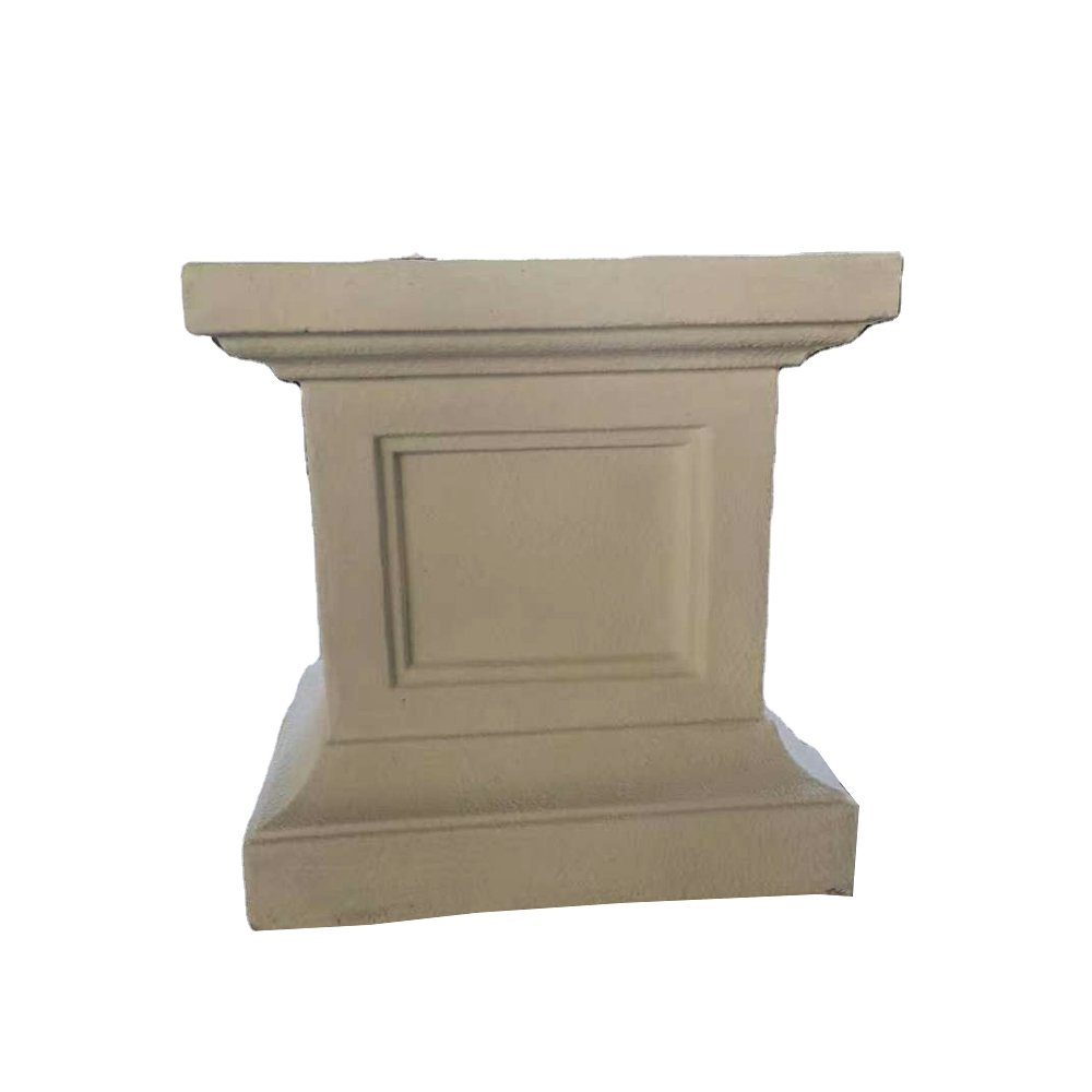 French Style Carving GRC Moulding For Roof Attic Round Dormer Window Frame Decoration