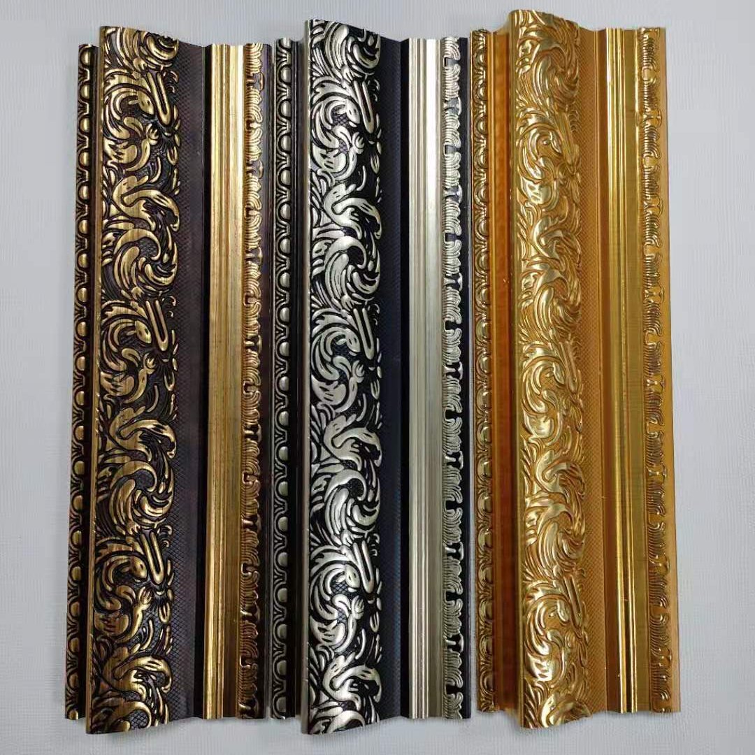 factory price distressed European ancient photo frame moulding picture frame moulding profile sticksfor picture frame