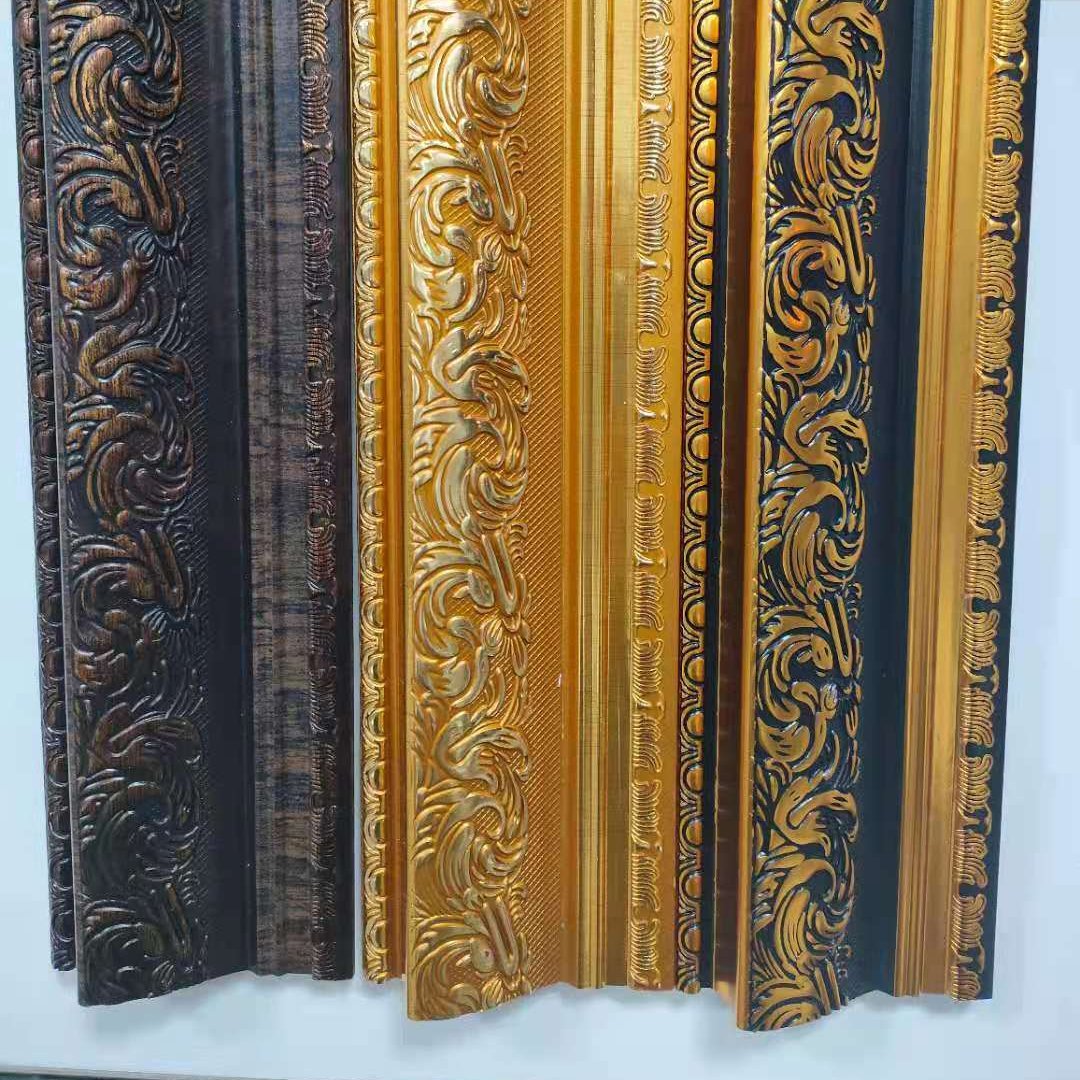 factory price distressed European ancient photo frame moulding picture frame moulding profile sticksfor picture frame