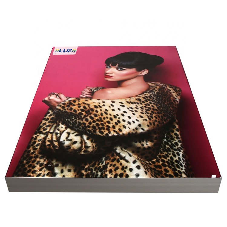 more than 60,000hrs Life ads advertisement seg display backlit led textile light box advertising aluminum profile frame lightbox