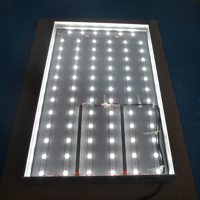 more than 60,000hrs Life ads advertisement seg display backlit led textile light box advertising aluminum profile frame lightbox