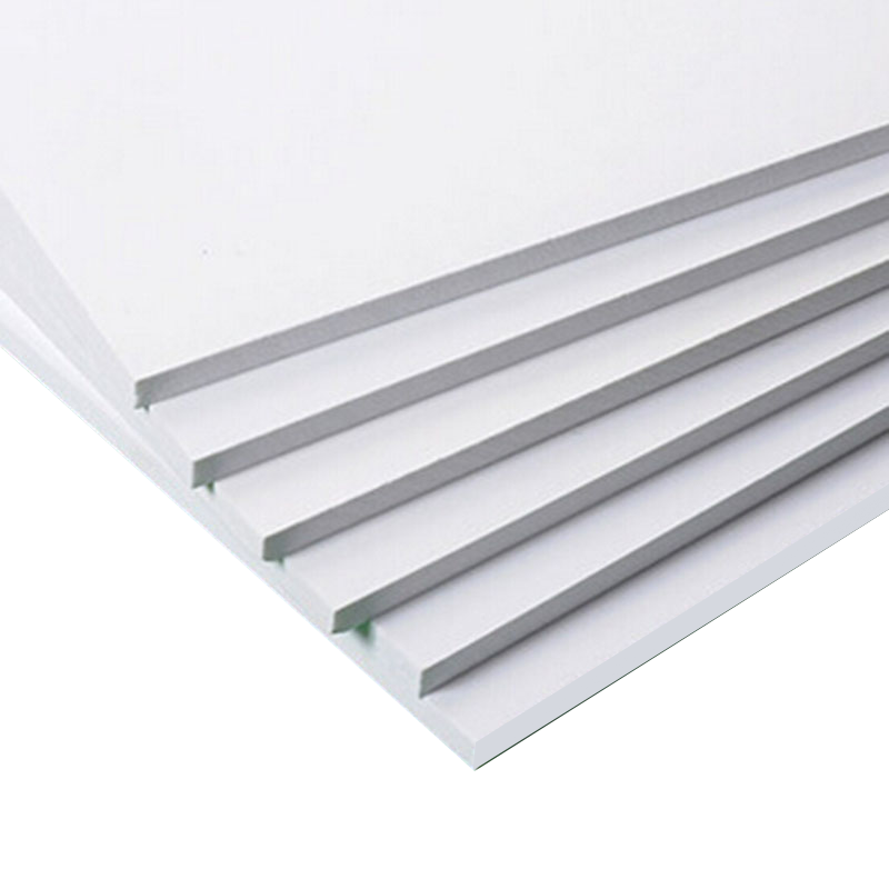 Wholesale Price Customized Size 4*8ft 0.3mm 0.5mm White PVC Rigid Sheet Plastic Lampshade PVC Sheet Roll Packing For Printing