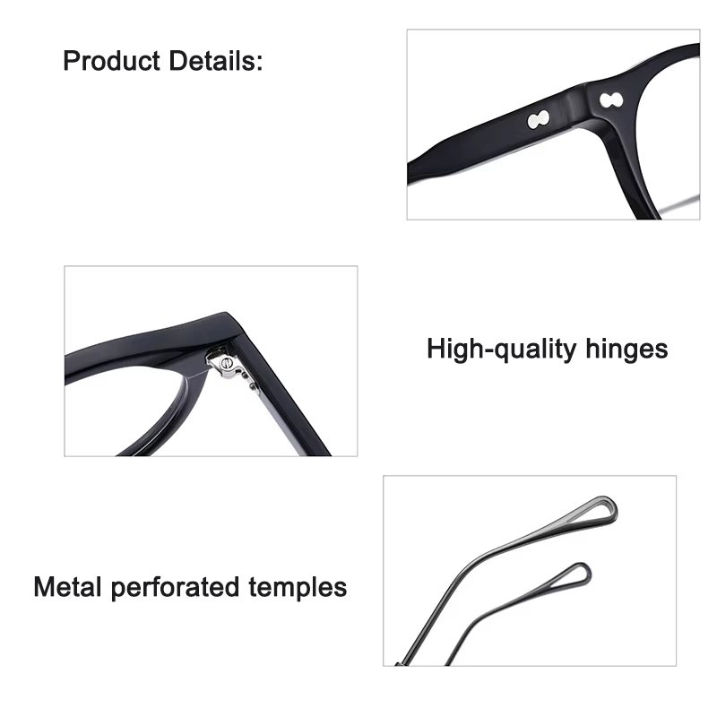 Magnetic Clips Quality Polarized Clip On Sunglasses Clip-On Sun Glasses Fashion Acetate Frames Glasses Sunglasses Custom Logo