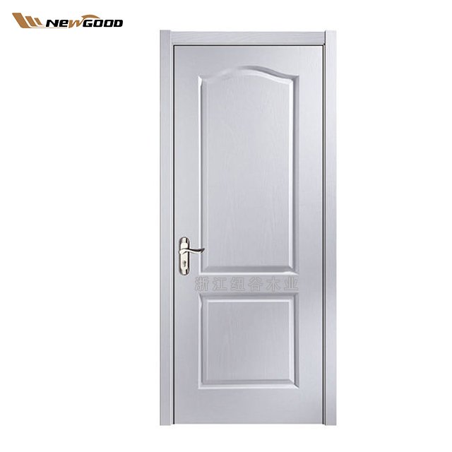 NW-017 Modern Style White Primed Hollow Core Interior Wooden Moulded Door