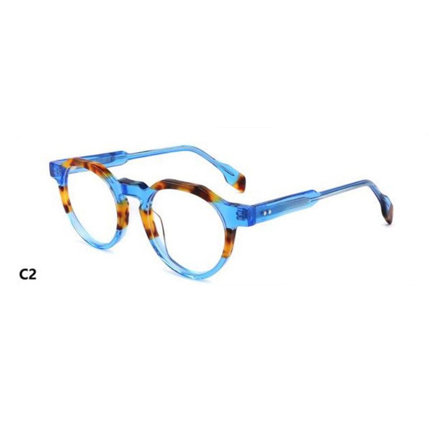 2024 New Small High Quality Optical Frames Retro Round Acetate Glasses Frame Custom Logo Newest Glasses