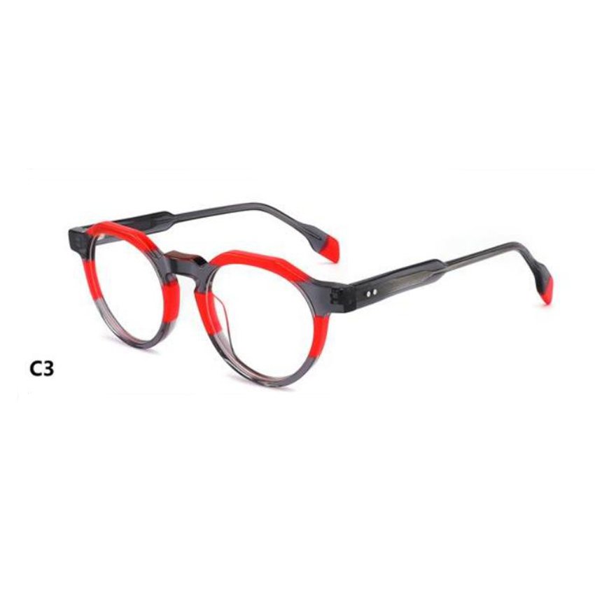 2024 New Small High Quality Optical Frames Retro Round Acetate Glasses Frame Custom Logo Newest Glasses