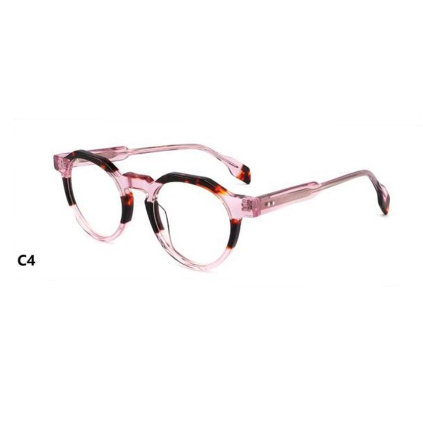 2024 New Small High Quality Optical Frames Retro Round Acetate Glasses Frame Custom Logo Newest Glasses