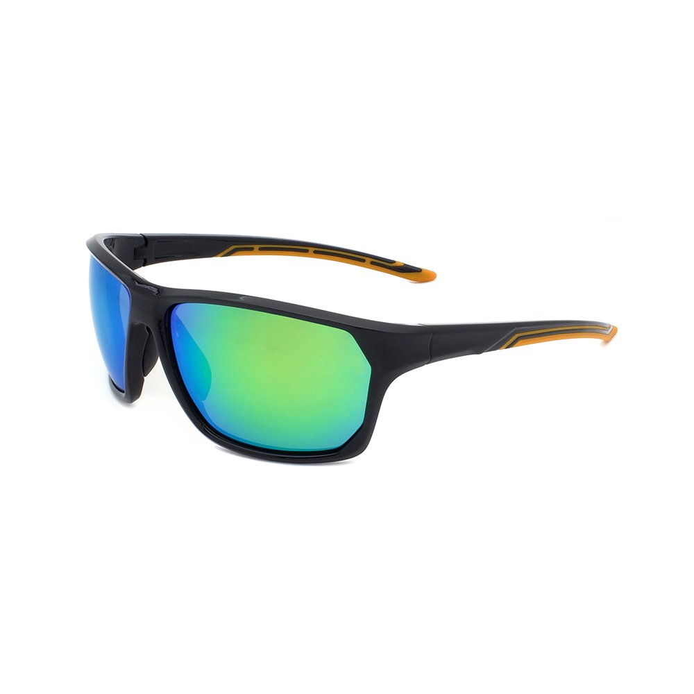 Retro brown frame polarized lenses oem man sports sunglasses custom logo 2023