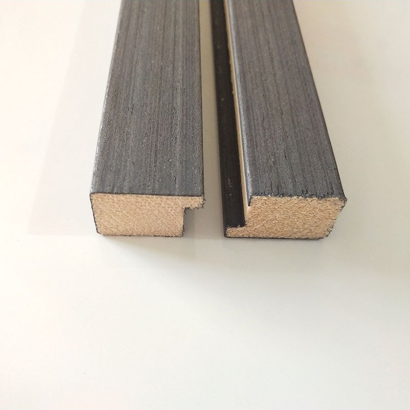 Original Factory Price Solid Pine Wood Picture Photo Frame L Shape Floating Mouldings
