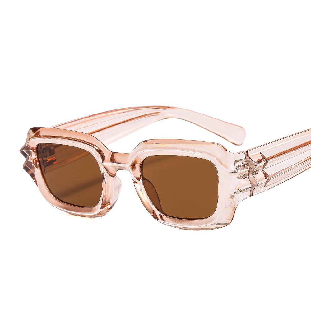 Sunglasses 2024 Stylish Modern Custom Shades Special Leg Small Square Branded New Sun Glasses Sexy Leopard Manufacturer Women PC