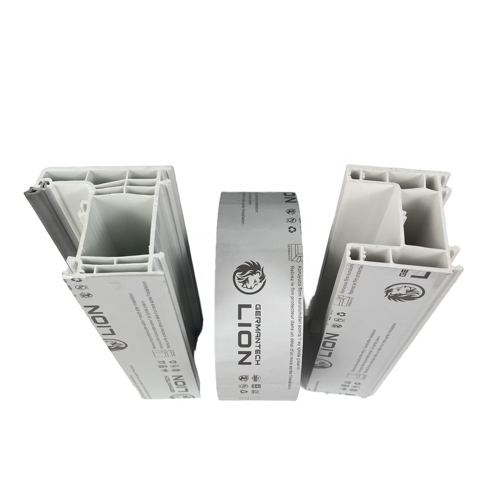 All Types of PVC Window Profile/UPVC Plastic Frame for European-Style Casement Window and Door Moulding for Building