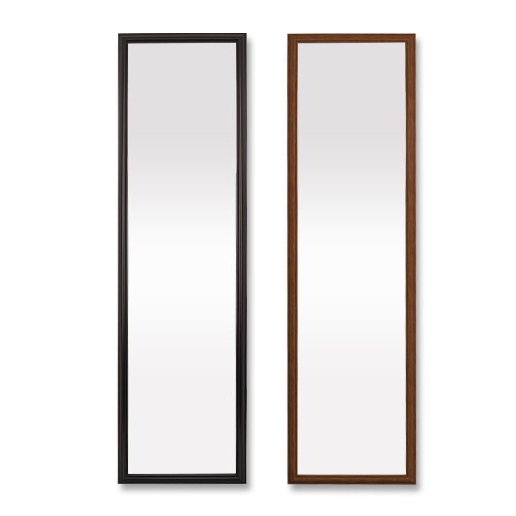 Mengkai Best Price Black Nordic Wall Decoration Plastic Standing Frame Mirror