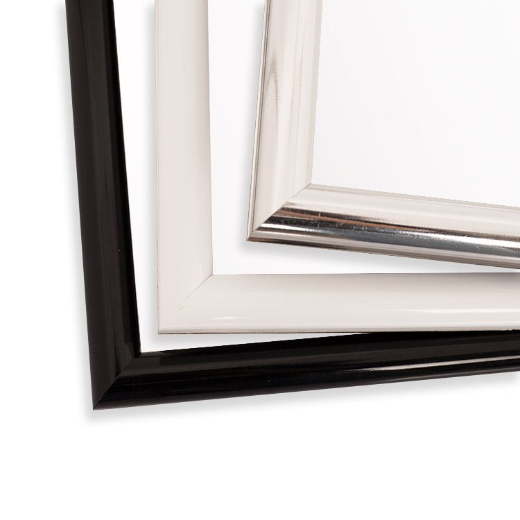 Mengkai Best Price Black Nordic Wall Decoration Plastic Standing Frame Mirror
