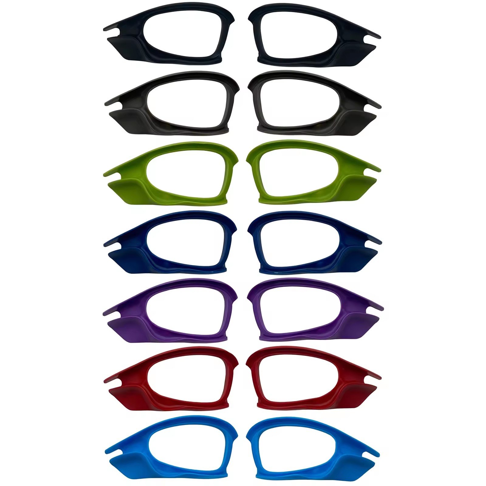 Assorted color Soft Rubber Side Blinder shield For Juliet X metal Sport Sun Glasses UV400 Sideburn eye Glasses