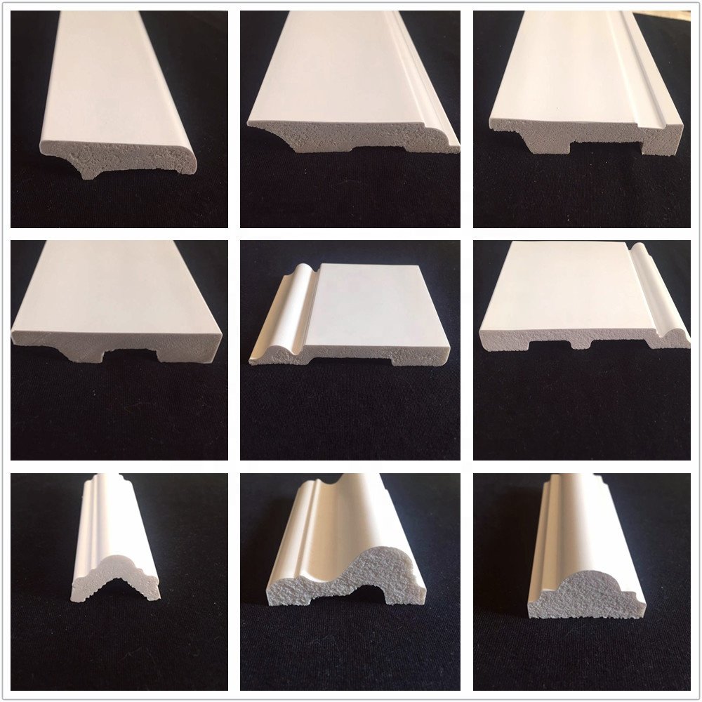 4CM/6CM/8CM Decorative Polystyrene Plastic Foam Chair Rails Wall Corner Moulding