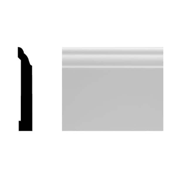 White Primed Wholesale Cheap White Primed MDF building material 0.62 in. T x 3.3 in. W x 94.5 in. L Base Molding