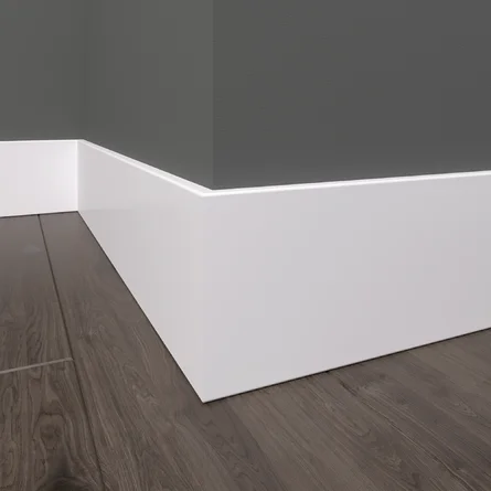 White Primed Wholesale Cheap White Primed MDF building material 0.62 in. T x 3.3 in. W x 94.5 in. L Base Molding