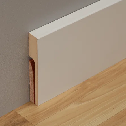 White Primed Wholesale Cheap White Primed MDF building material 0.62 in. T x 3.3 in. W x 94.5 in. L Base Molding
