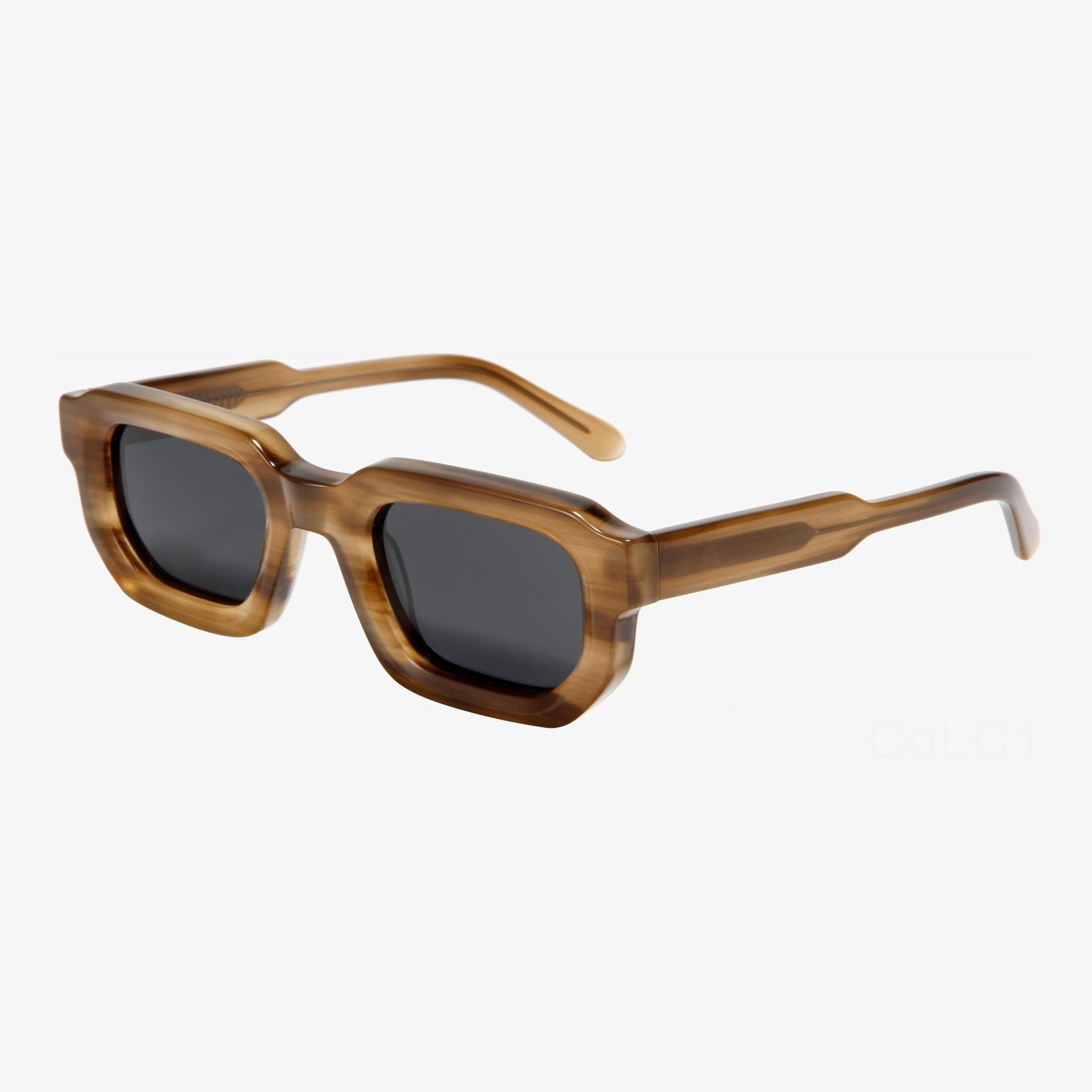 2409 Square Vintage Acetate Polarized Sun Glasses Large Frame Sunglasses Customized Men Women Shades Uv400