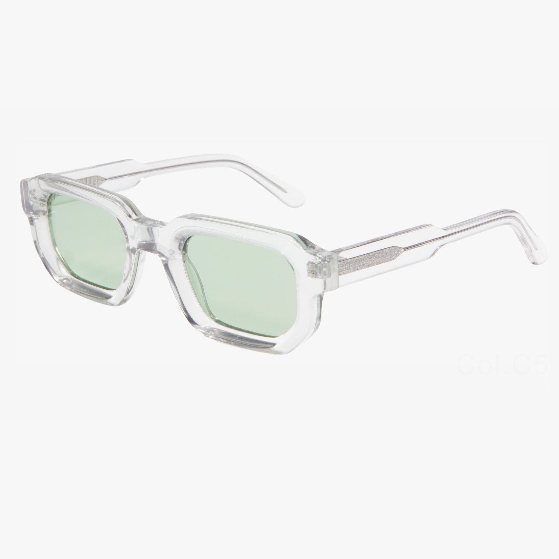 2409 Square Vintage Acetate Polarized Sun Glasses Large Frame Sunglasses Customized Men Women Shades Uv400